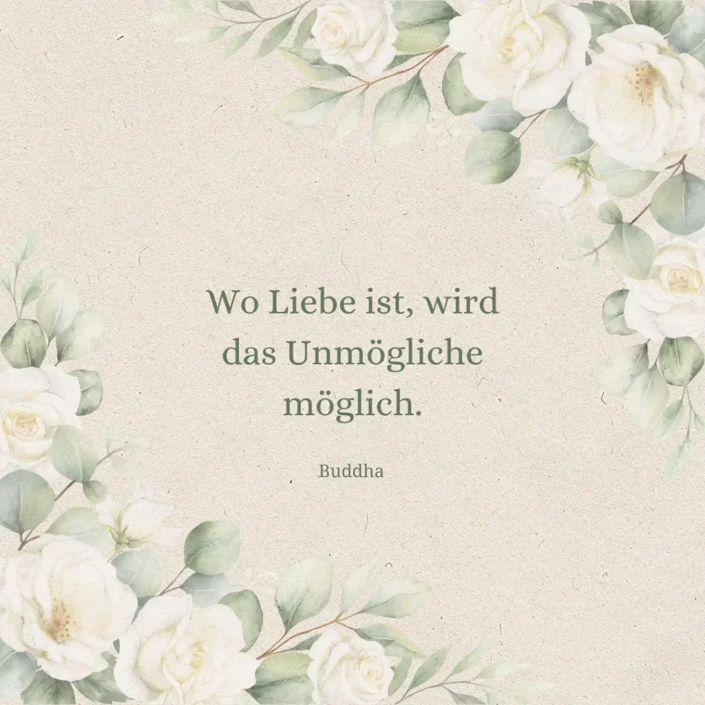 Hochzeitszitat von Buddha