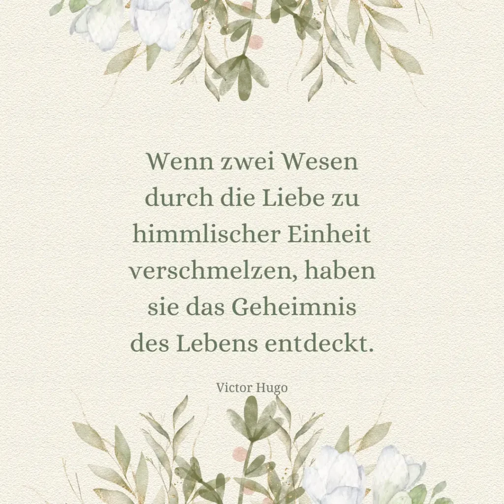 Victor Hugo Zitat zur Hochzeit